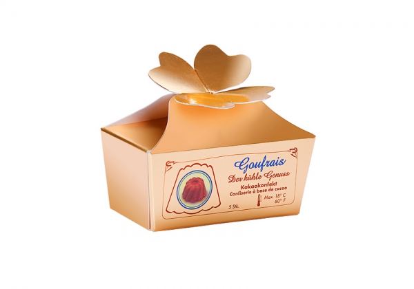 Goufrais - das Kakaokonfekt in der kleinen Geschenkpackung